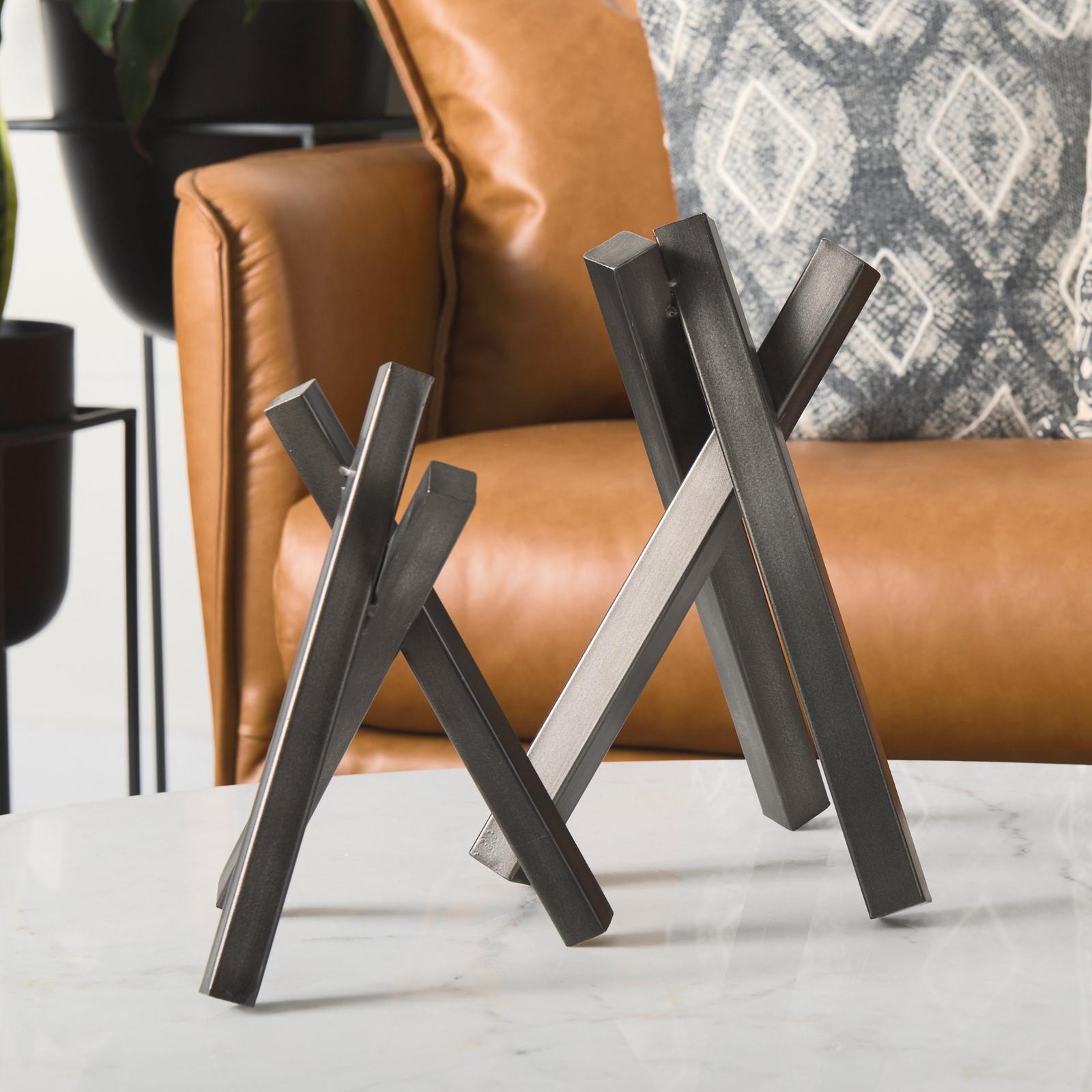 Mercana Bastian Black Metal Abstract Object