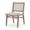 Mercana Wynn Beige Fabric Wood Dining Chair