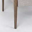 Mercana Palisades Gray Fabric w/ Brown Wood Frame Accent Chair
