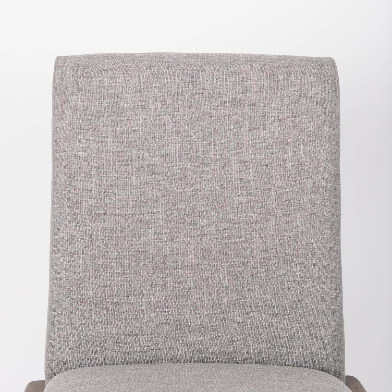 Mercana Palisades Upholstery w/ Solid Wood Armless Dining Chair