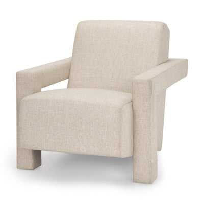 Mercana Sovereign Oatmeal Fully Upholstered Accent Chair Clearance