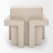 Mercana Sovereign Oatmeal Fully Upholstered Accent Chair Clearance