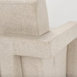 Mercana Sovereign Oatmeal Fully Upholstered Accent Chair Clearance