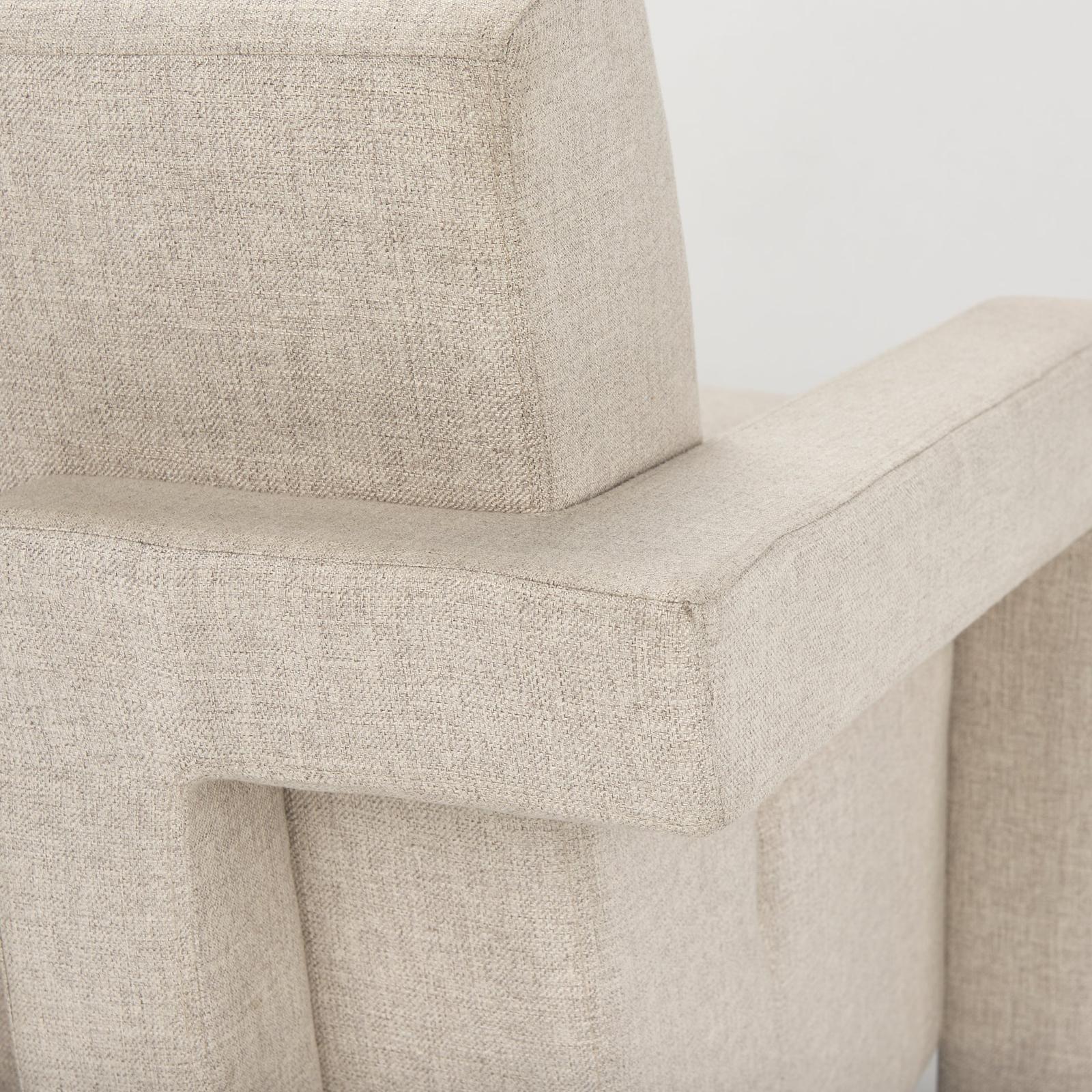 Mercana Sovereign Oatmeal Fully Upholstered Accent Chair Clearance