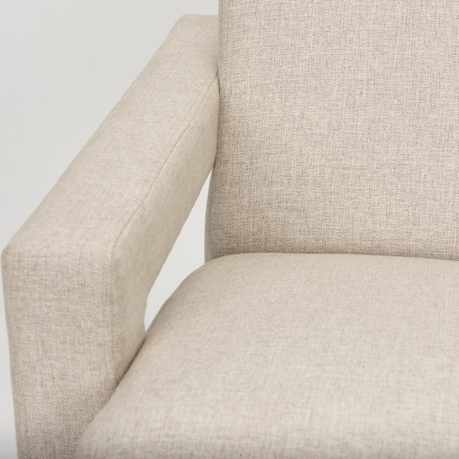 Mercana Sovereign Oatmeal Fully Upholstered Accent Chair Clearance