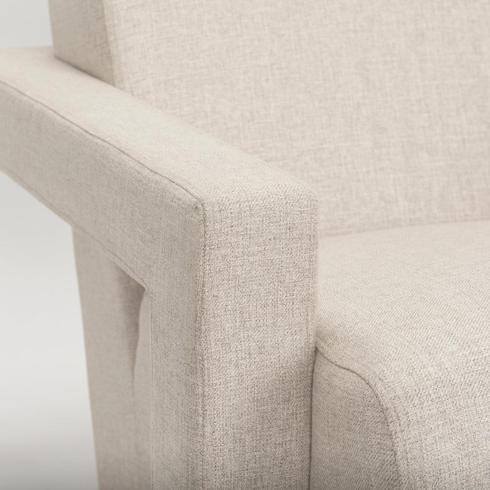 Mercana Sovereign Oatmeal Fully Upholstered Accent Chair Clearance