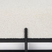 Mercana Amelia Cream Boucle W/Black Metal Upholstered Bench