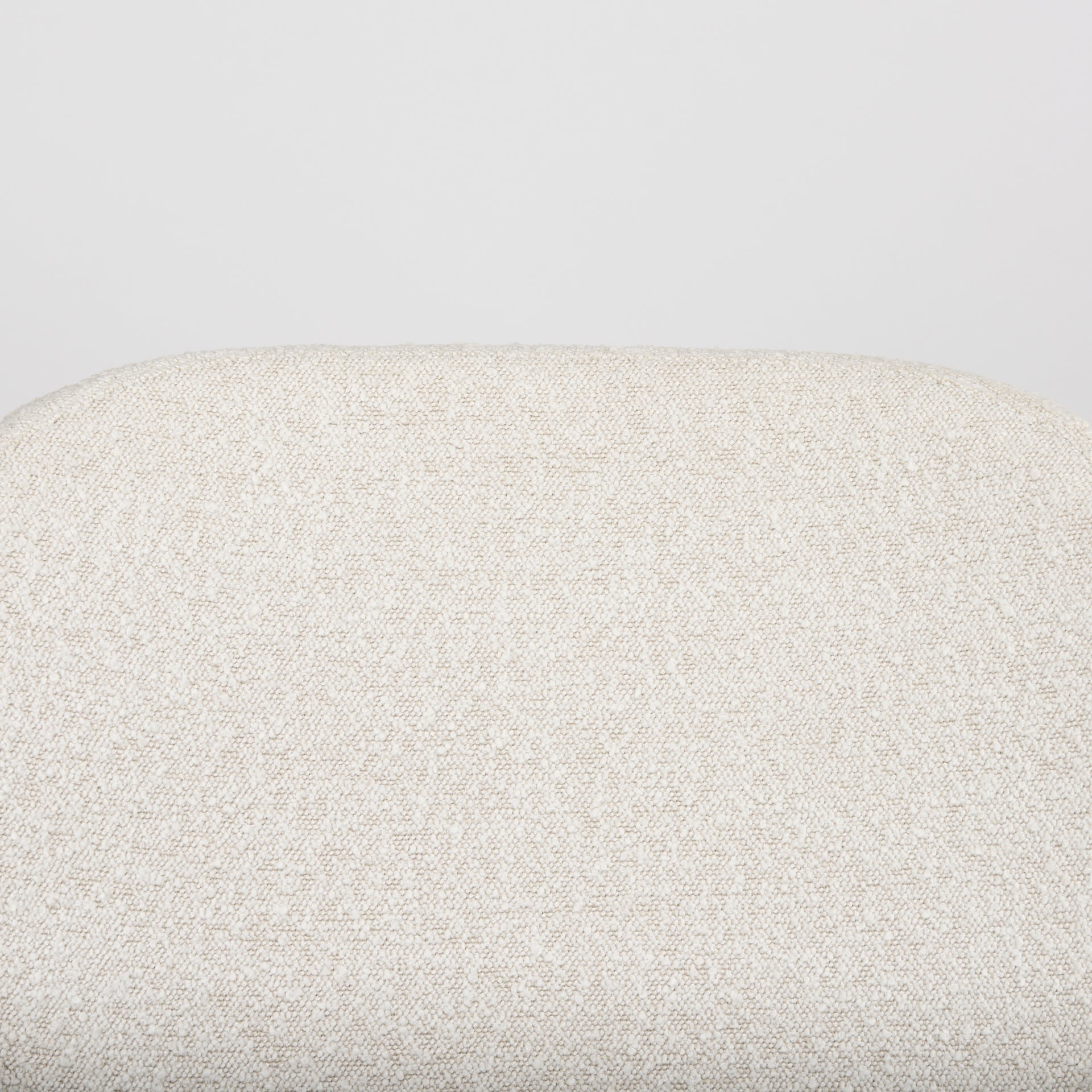 Mercana Amelia Cream Boucle W/Black Metal Upholstered Accent Chair