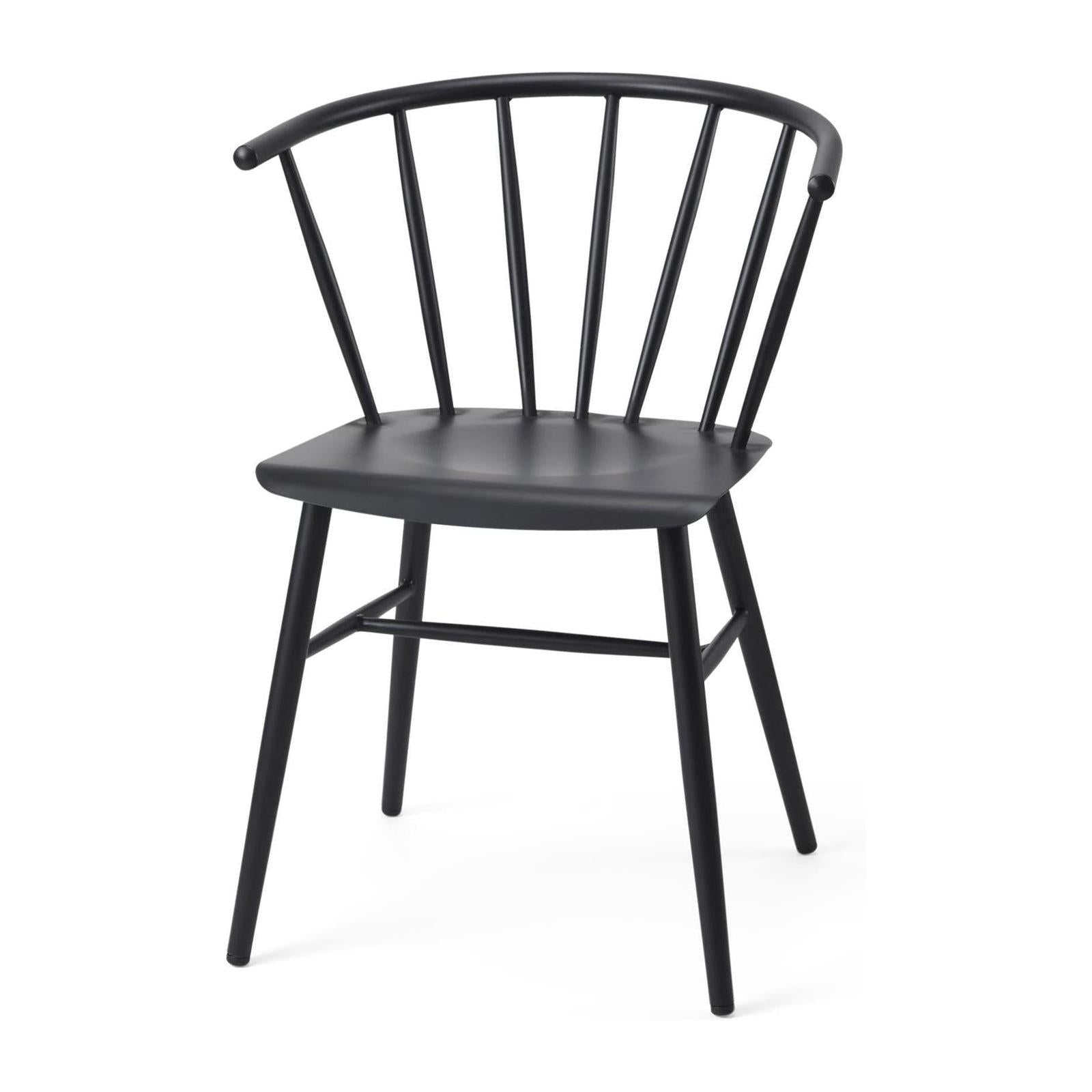 Mercana Colin Black Metal Dining Chair