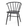 Mercana Colin Black Metal Dining Chair