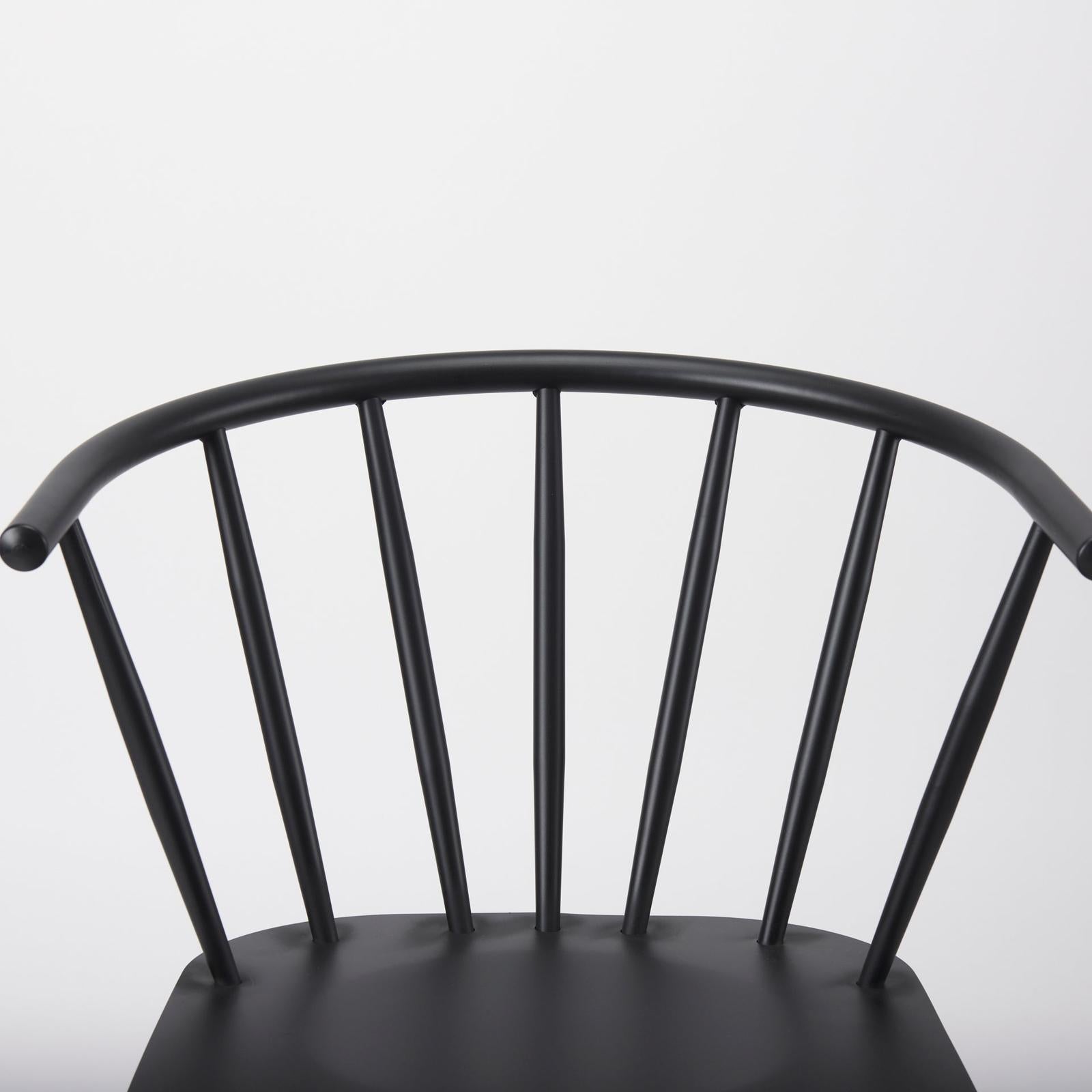 Mercana Colin Black Metal Dining Chair