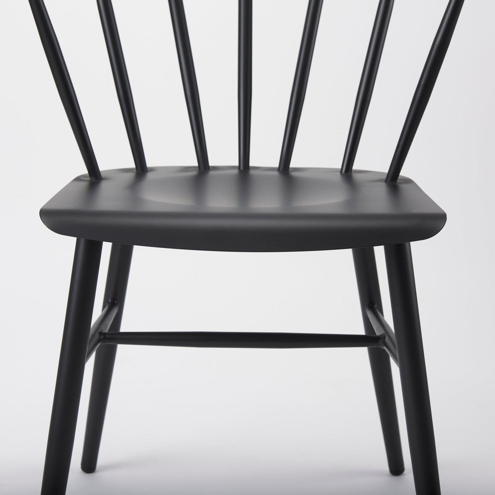Mercana Colin Black Metal Dining Chair
