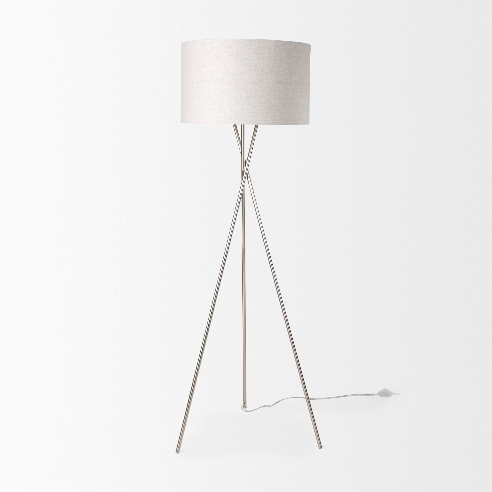 Mercana Ambrose Fabric Shade Floor Lamp