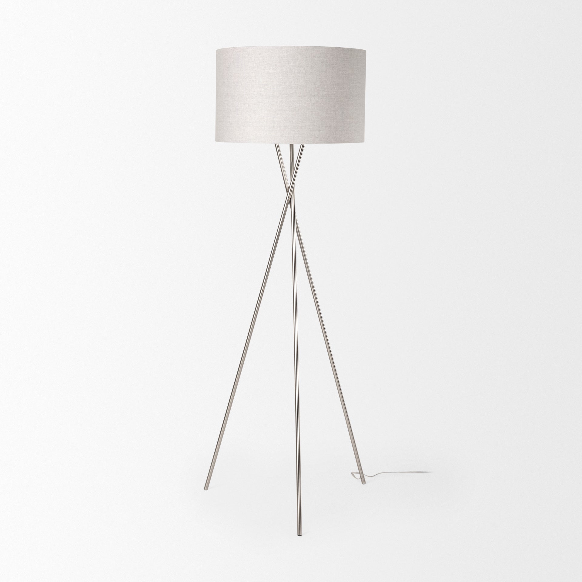 Mercana Ambrose Fabric Shade Floor Lamp