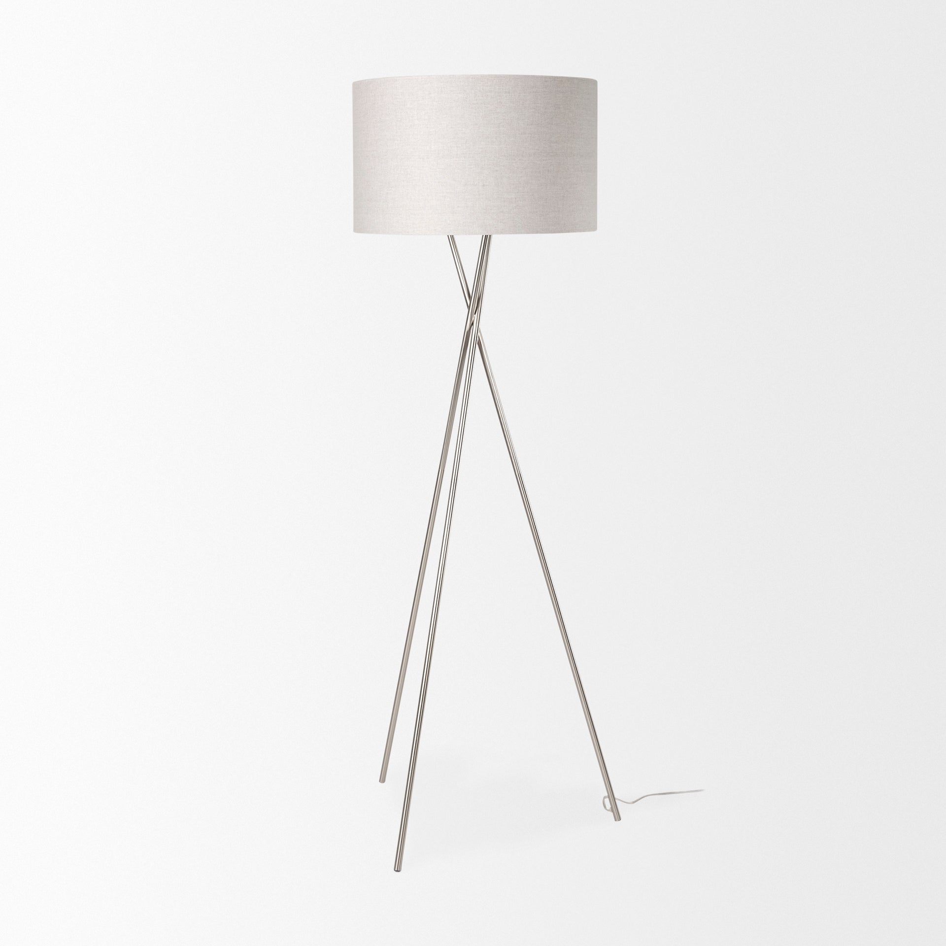 Mercana Ambrose Fabric Shade Floor Lamp