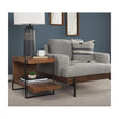 Mercana Colburne Wood and Iron Frame Accent Chair Clearance