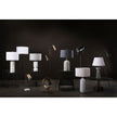 Mercana Shamir Gold Geometric Metal Table Lamp Clearance
