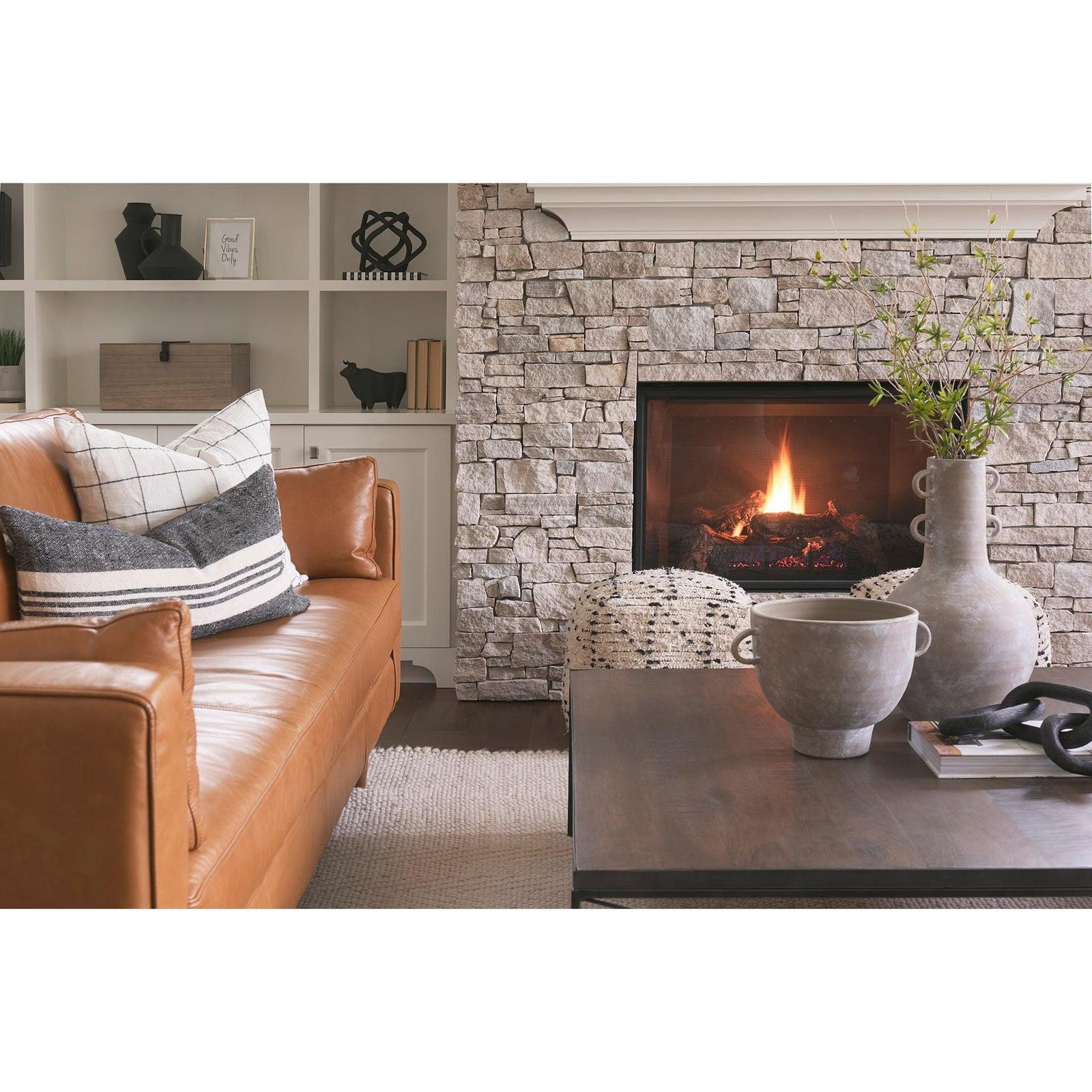 Mercana Deya Rustic Brown Ceramic Vase