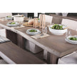 Mercana Konstantin Medium Brown Wood W/ Live Edge Rectangular Dining Table