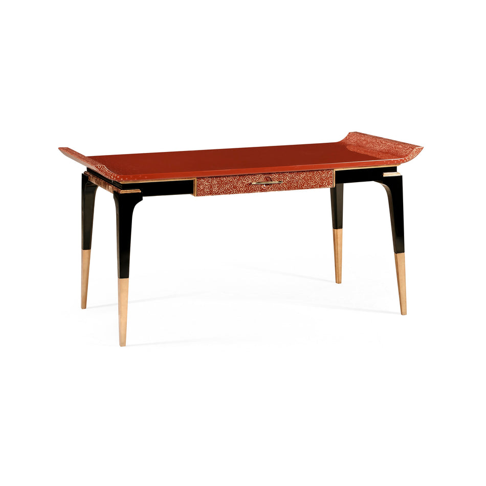 Jonathan Charles Red Emperor Desk ( 495579-EDR )