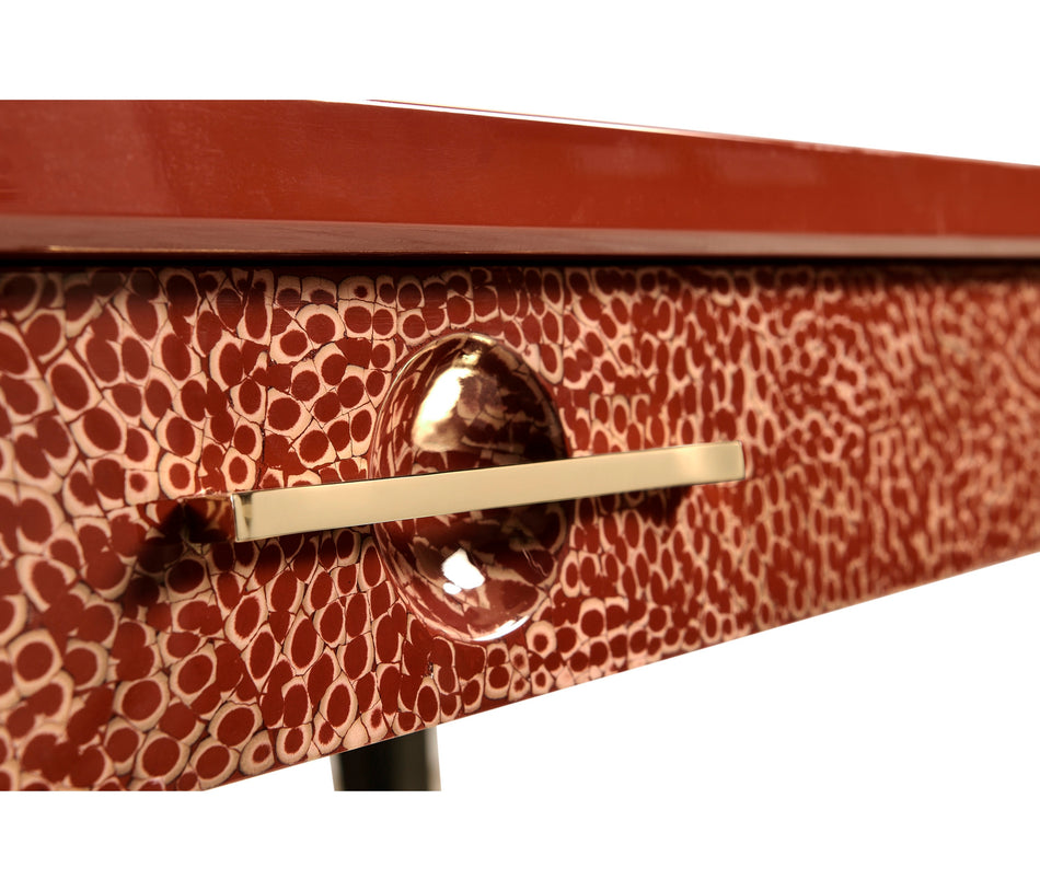 Jonathan Charles Red Emperor Desk ( 495579-EDR )