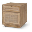 Mercana Grier Wood w/ Cane End Table
