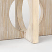 Mercana Cambie Natural Wood W/Black Metal Candle Holders Clearance