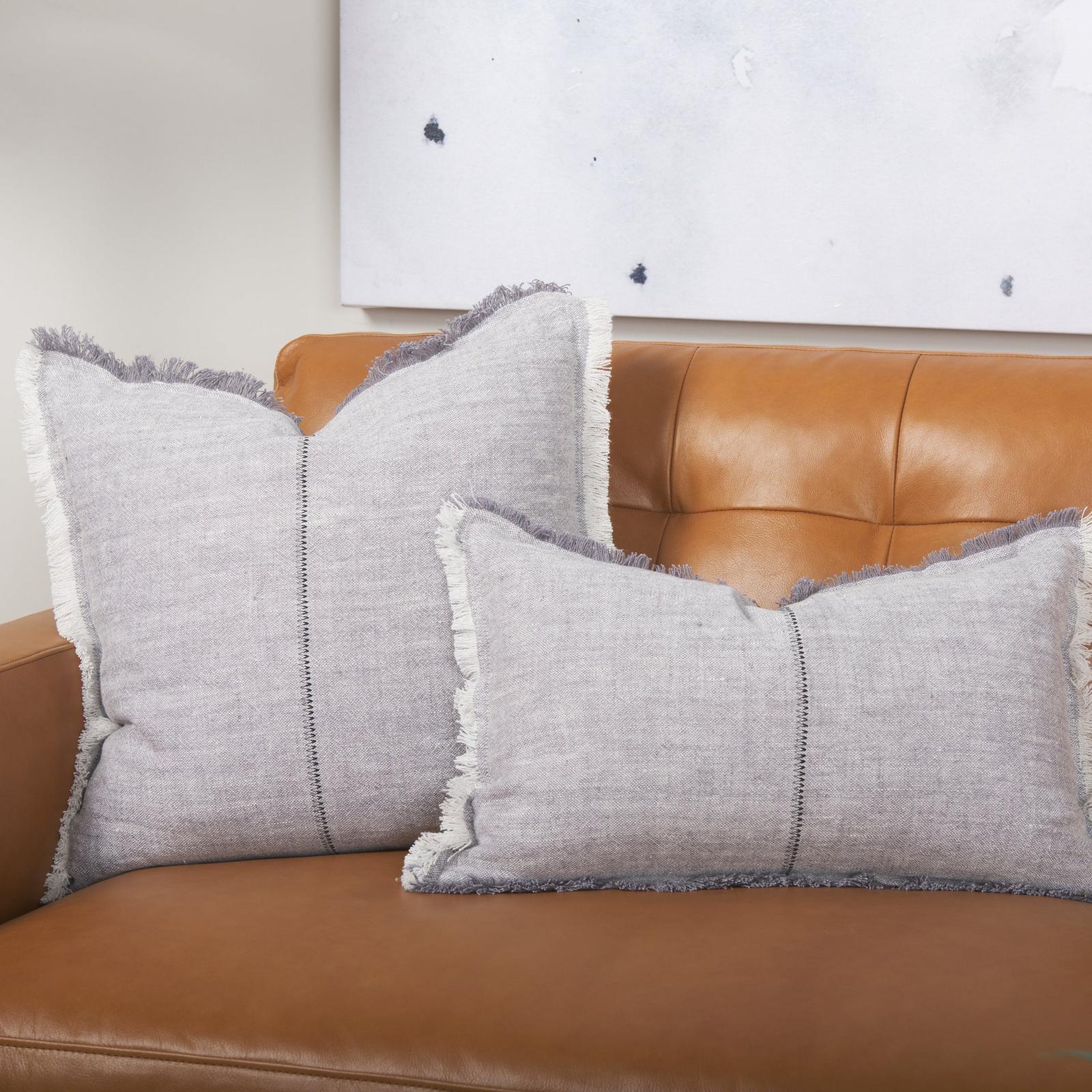 Mercana Thais Fringed Decorative Pillow Cover Clearance