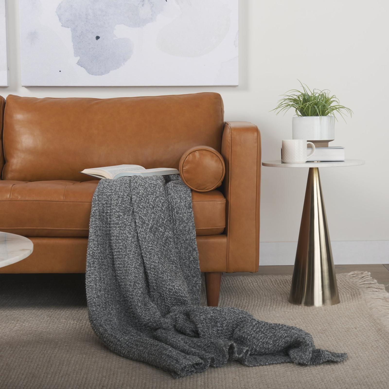 Mercana Svend Leather Sofa Clearance