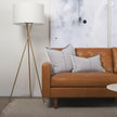 Mercana Olaf Tan Leather Sofa Clearance