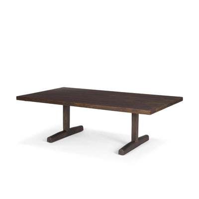 Mercana Viktor 55"L Light Brown Solid Wood Coffee Table Clearance