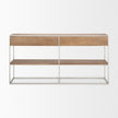 Mercana Morris Metal Frame 2 Drawer Console Table Clearance