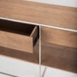 Mercana Morris Metal Frame 2 Drawer Console Table Clearance