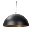 Mercana Karina Round Hammered Metal Dome Pendant Light