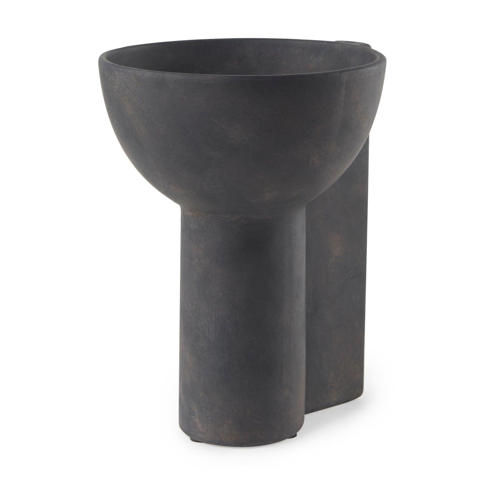 Mercana Sariah Black Ceramic Vase