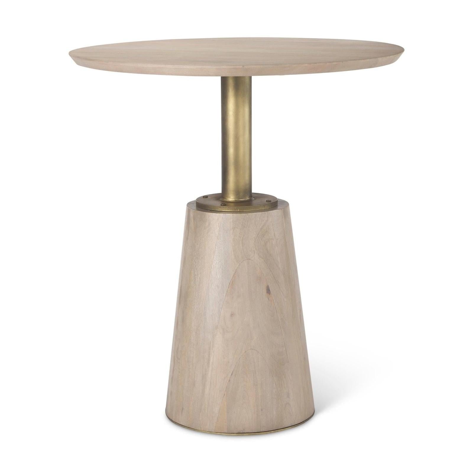 Mercana Maxwell Round Accent Pedestal Bistro Table
