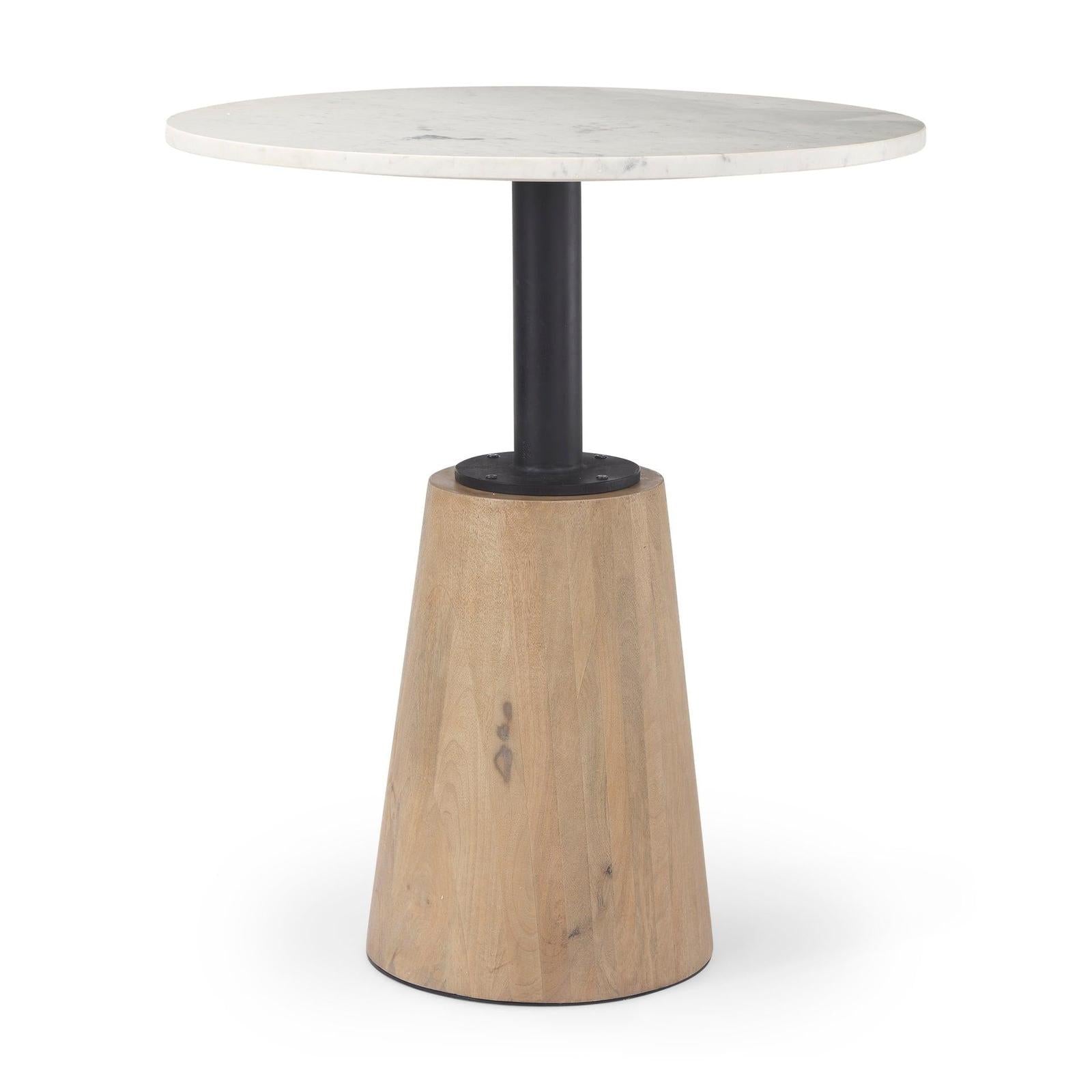 Mercana Maxwell Round Accent Pedestal Bistro Table