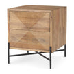 Mercana Cairo Wood 2 Drawer Accent table