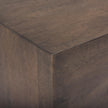 Mercana West Medium Brown Wooden Angled Coffee Table