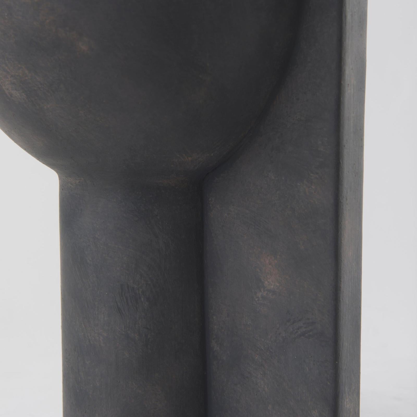 Mercana Sariah Black Ceramic Vase