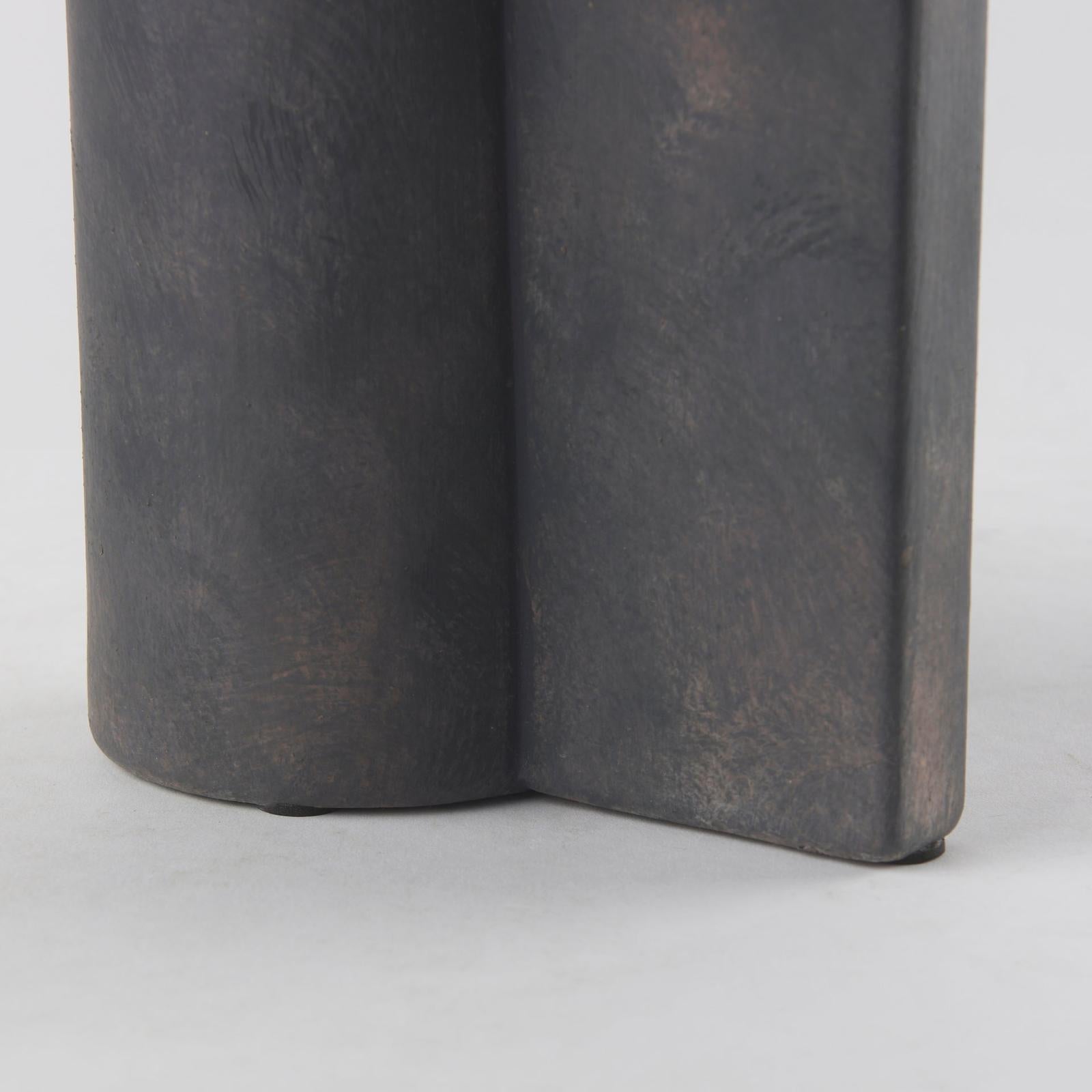 Mercana Sariah Black Ceramic Vase