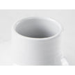 Mercana Amos White and Dark Beige Color Blocked Ceramic Floor Vase