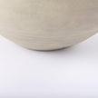 Mercana Amos White and Dark Beige Color Blocked Ceramic Floor Vase