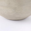 Mercana Amos White and Dark Beige Color Blocked Ceramic Floor Vase