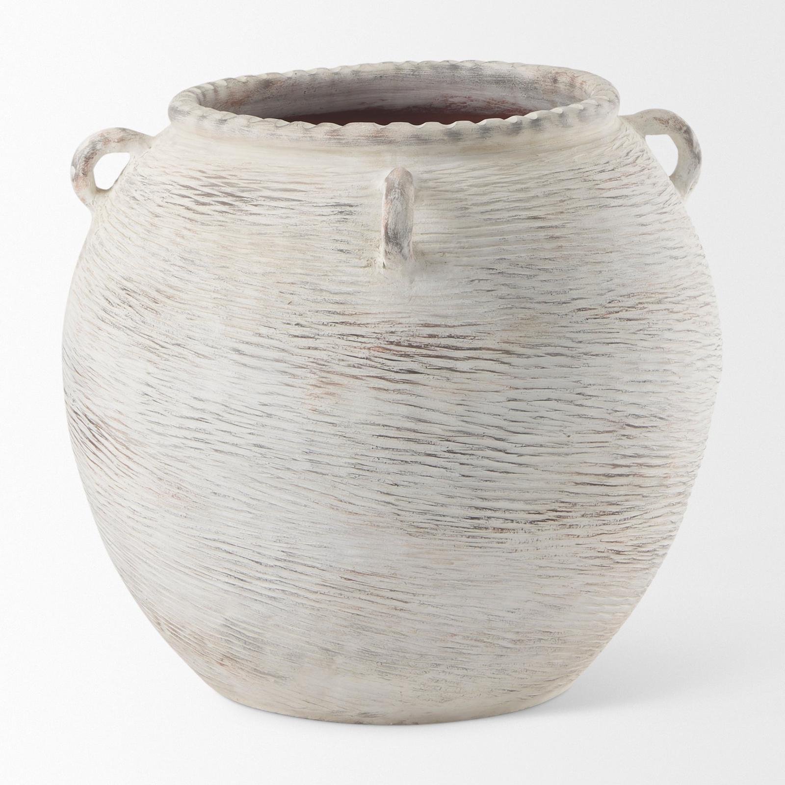 Mercana Misha Cream Ceramic Floor Vase Clearance