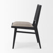 Mercana Wynn Beige Fabric Wood Dining Chair