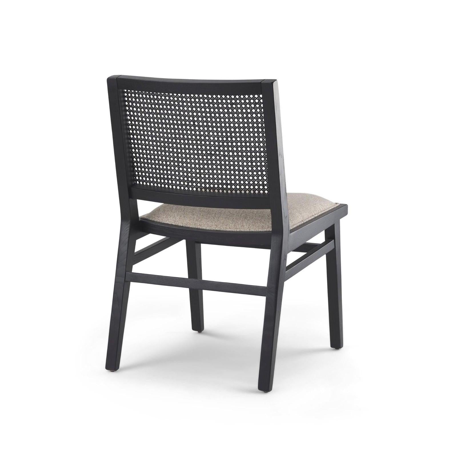Mercana Wynn Beige Fabric Wood Dining Chair