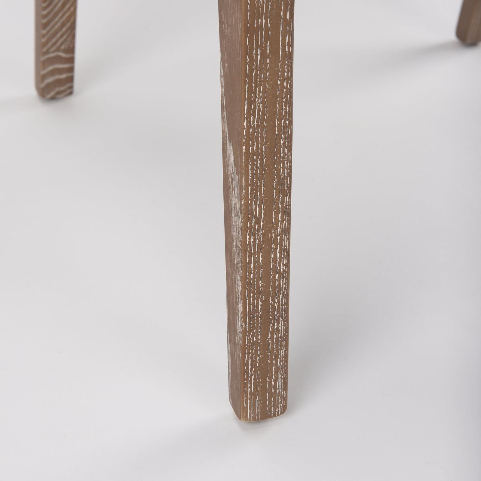 Mercana Wynn Beige Fabric Wood Dining Chair