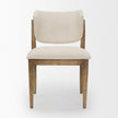 Mercana Cline Upholstered and Light Brown Wood Dining Chair