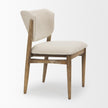 Mercana Cline Upholstered and Light Brown Wood Dining Chair
